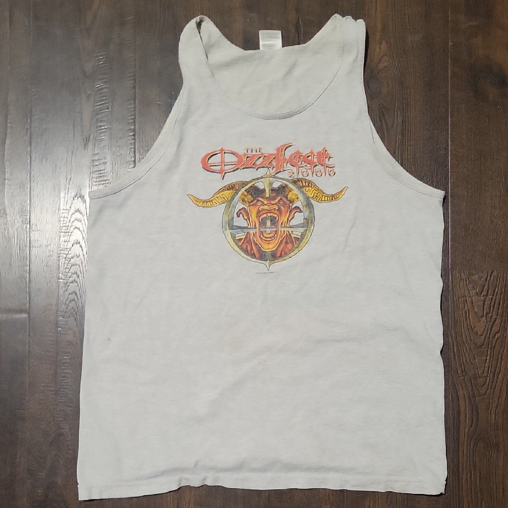 Vintage Ozzfest Tank Top 2000 Men's Large Y2K